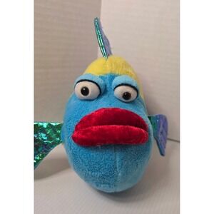 Vintage 2009 Webkinz Pucker Fish Ganz Plush Y2K Retired Stuffed Animal